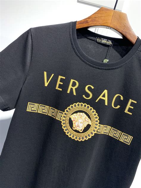 grey versace shirt replica|Fake Versace T.